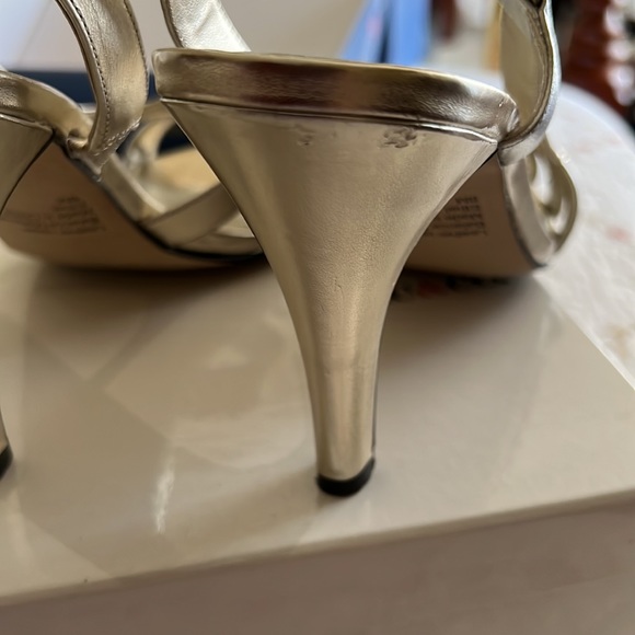 🌸Silver strapy heels. Style & Co - Picture 8 of 8